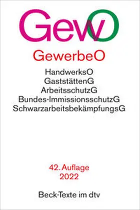 Gewerbeordnung: GewO | Buch | 978-3-423-53117-7 | sack.de