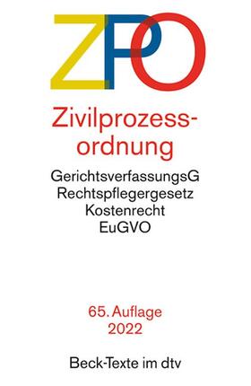  Zivilprozessordnung: ZPO | Buch |  Sack Fachmedien