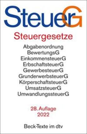 Steuergesetze: SteuerG | Buch | 978-3-423-53155-9 | sack.de