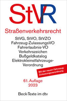  Straßenverkehrsrecht: StVR | Buch |  Sack Fachmedien