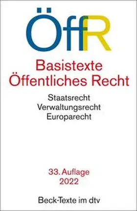 Basistexte Öffentliches Recht: ÖffR | Buch | 978-3-423-53167-2 | www.sack.de