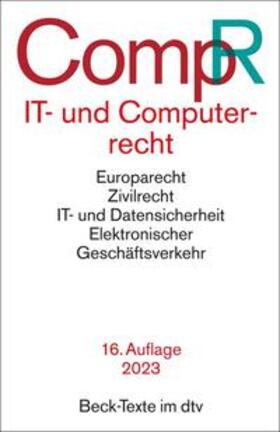 Schneider | IT- und Computerrecht: CompR  | Buch | 978-3-423-53192-4 | sack.de