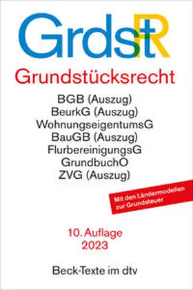  Grundstücksrecht: GrdstR | Buch |  Sack Fachmedien