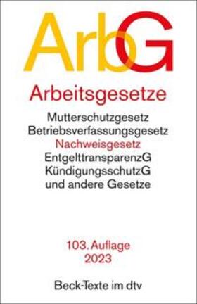 Arbeitsgesetze: ArbG | Buch | sack.de
