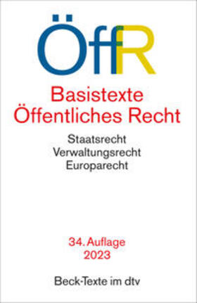 Basistexte Öffentliches Recht: ÖffR | Buch | 978-3-423-53216-7 | sack.de