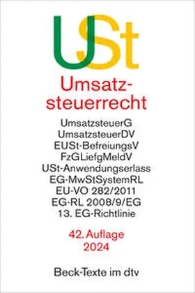 Umsatzsteuerrecht: USt | Buch | 978-3-423-53218-1 | www.sack.de