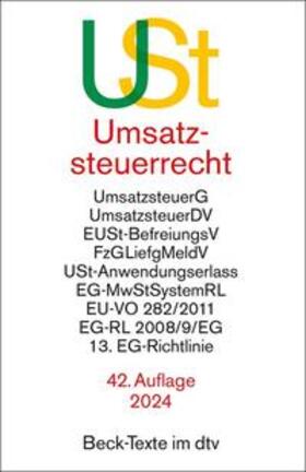 Umsatzsteuerrecht: USt | Buch | 978-3-423-53218-1 | sack.de