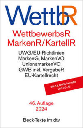 Wettbewerbsrecht, Markenrecht und Kartellrecht | Buch | 978-3-423-53222-8 | sack.de