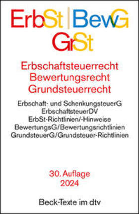 Erbschaftsteuerrecht / Bewertungsrecht / Grundsteuerrecht | Buch | 978-3-423-53246-4 | sack.de