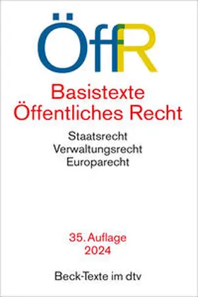 Basistexte Öffentliches Recht | Buch | 978-3-423-53263-1 | www.sack.de