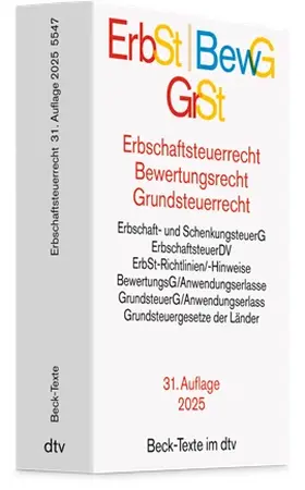  Erbschaftsteuerrecht / Bewertungsrecht / Grundsteuerrecht: ErbSt / BewG / GrSt  | Buch |  Sack Fachmedien