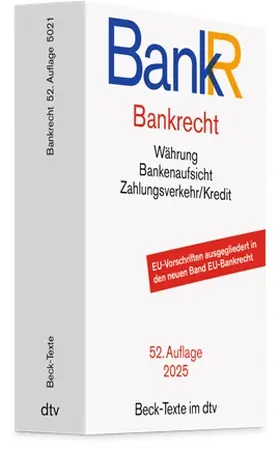 Bankrecht: BankR | Buch | 978-3-423-53291-4 | sack.de