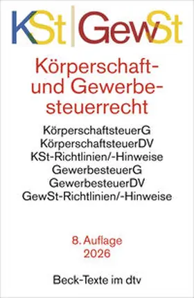  Körperschaftsteuerrecht / Gewerbesteuerrecht | Buch |  Sack Fachmedien