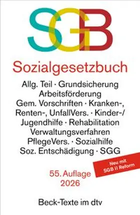  Sozialgesetzbuch mit Sozialgerichtsgesetz und zugehörigen Verordnungen. SGB | Buch |  Sack Fachmedien