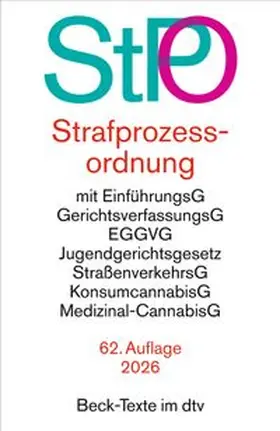 Strafprozessordnung | Buch | 978-3-423-53340-9 | www.sack.de