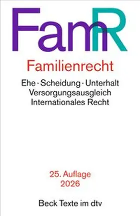  Familienrecht. FamR | Buch |  Sack Fachmedien