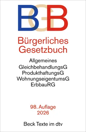  Bürgerliches Gesetzbuch. BGB | Buch |  Sack Fachmedien