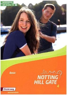 Edelhoff / Schmidt |  Notting Hill Gate 4. Workbook 4 Basic mit Audio-CD | Buch |  Sack Fachmedien