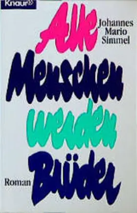 Simmel | Alle Menschen werden Brüder | Buch | 978-3-426-00262-9 | www.sack.de