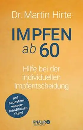 Hirte |  Impfen ab 60 | Buch |  Sack Fachmedien