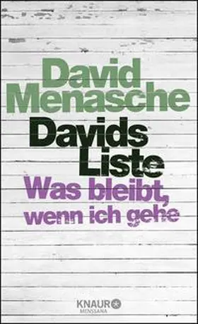 Menasche |  Davids Liste | Buch |  Sack Fachmedien
