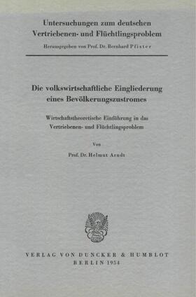 Pfister | Untersuchungen zum deutschen Vertriebenen- und Flüchtlingsproblem. | Buch | 978-3-428-00030-2 | sack.de