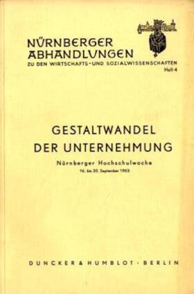  Gestaltwandel der Unternehmung. | Buch |  Sack Fachmedien