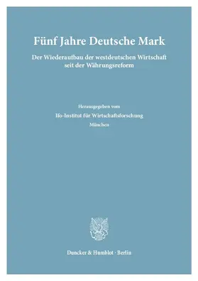  Fünf Jahre Deutsche Mark. | Buch |  Sack Fachmedien
