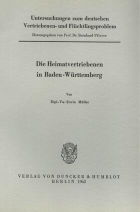 Pfister | Untersuchungen zum deutschen Vertriebenen- und Flüchtlingsproblem. | Buch | 978-3-428-01058-5 | sack.de