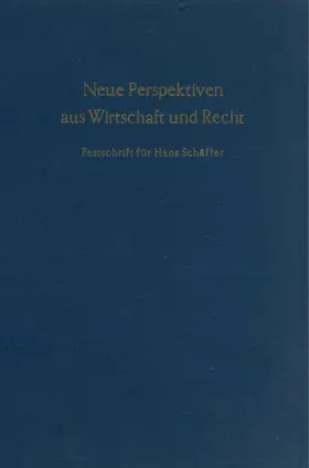 Claussen |  Neue Perspektiven aus Wirtschaft und Recht. | Buch |  Sack Fachmedien