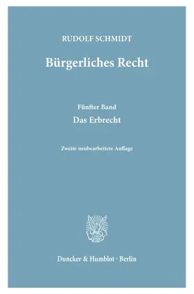 Schmidt |  Bürgerliches Recht. | Buch |  Sack Fachmedien