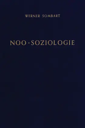 Sombart | Noo-Soziologie. | Buch | 978-3-428-01424-8 | sack.de