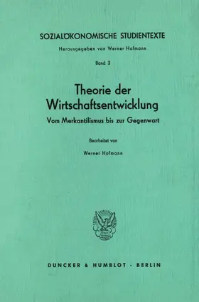  Sozialökonomische Studientexte. | Buch |  Sack Fachmedien