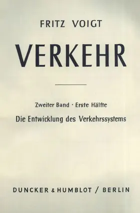 Voigt |  Verkehr. | Buch |  Sack Fachmedien
