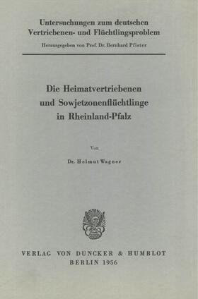 Pfister | Untersuchungen zum deutschen Vertriebenen- und Flüchtlingsproblem. | Buch | 978-3-428-01614-3 | sack.de