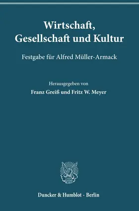 Greiß / Meyer |  Wirtschaft, Gesellschaft und Kultur. | Buch |  Sack Fachmedien