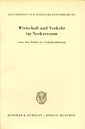 / |  Wirtschaft und Verkehr im Neckarraum | Buch |  Sack Fachmedien