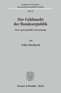 Häselbarth |  Der Geldmarkt der Bundesrepublik. | Buch |  Sack Fachmedien