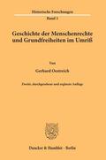 Oestreich |  Geschichte der Menschenrechte und Grundfreiheiten im Umriß. | Buch |  Sack Fachmedien