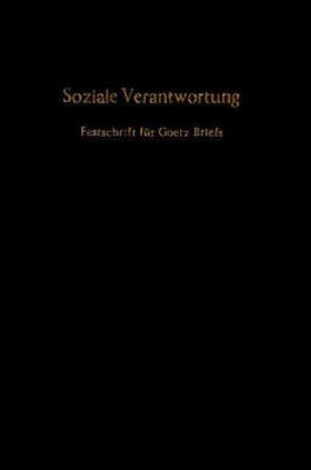 Broermann / Herder-Dorneich |  Soziale Verantwortung. | Buch |  Sack Fachmedien