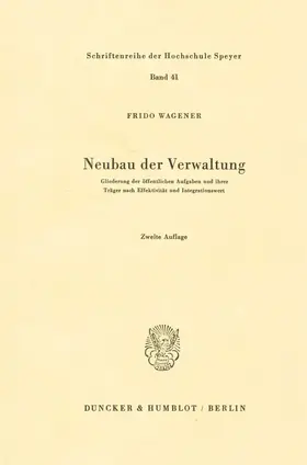Wagener |  Neubau der Verwaltung. | Buch |  Sack Fachmedien