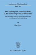 Grupp |  Die Stellung der Rechnungshöfe in der Bundesrepublik Deutschland | Buch |  Sack Fachmedien