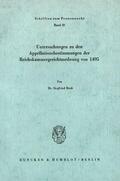 Broß |  Untersuchungen zu den Appellationsbestimmungen der Reichskammergerichtsordnung von 1495. | Buch |  Sack Fachmedien