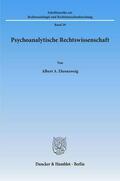 Ehrenzweig |  Psychoanalytische Rechtswissenschaft | Buch |  Sack Fachmedien