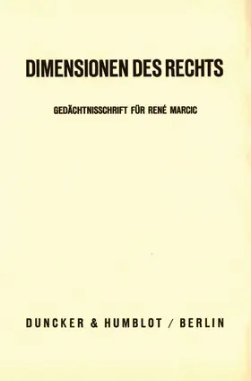 Fischer / Jakob / Mock |  Dimensionen des Rechts. | Buch |  Sack Fachmedien