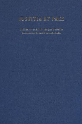 Wengler | Justitia et Pace. | Buch | 978-3-428-03140-5 | sack.de