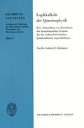 Rüttimann |  Logikkalküle der Quantenphysik. | Buch |  Sack Fachmedien