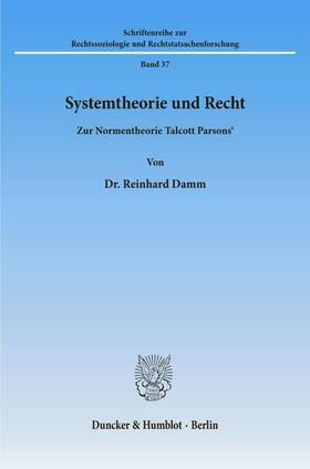 Damm | Systemtheorie und Recht. | Buch | 978-3-428-03621-9 | sack.de