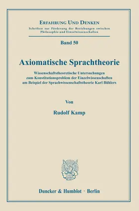 Kamp | Axiomatische Sprachtheorie. | Buch | 978-3-428-03995-1 | sack.de