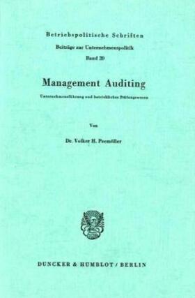 Peemöller |  Management Auditing. | Buch |  Sack Fachmedien
